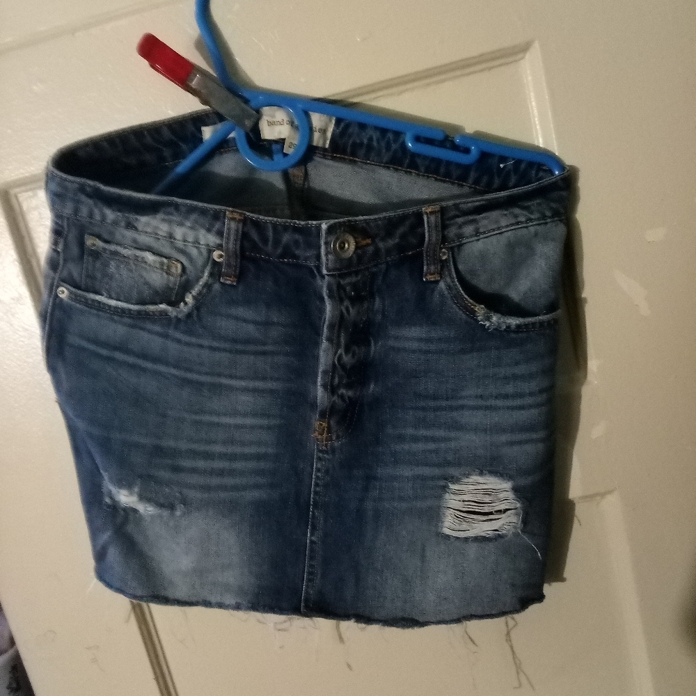 Jean mini skirt size 29